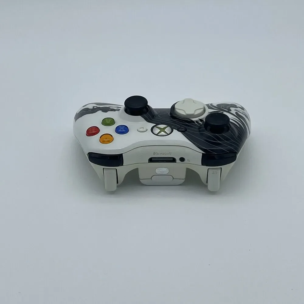 Microsoft Xbox 360 Limited Edition Dragon Age Black & White Controller Tested